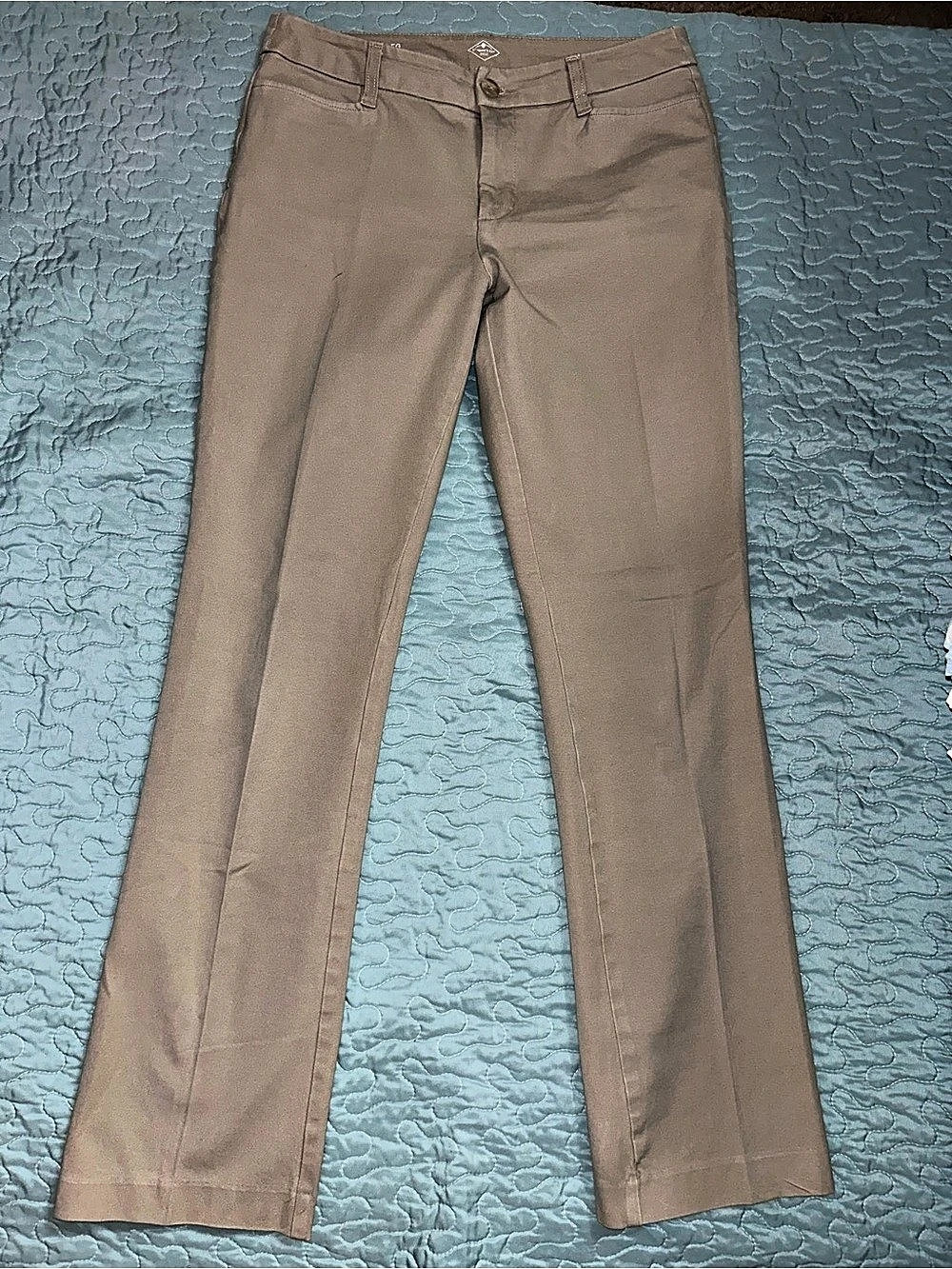 St. John's Bay Straight Leg Pants in Brown Like New